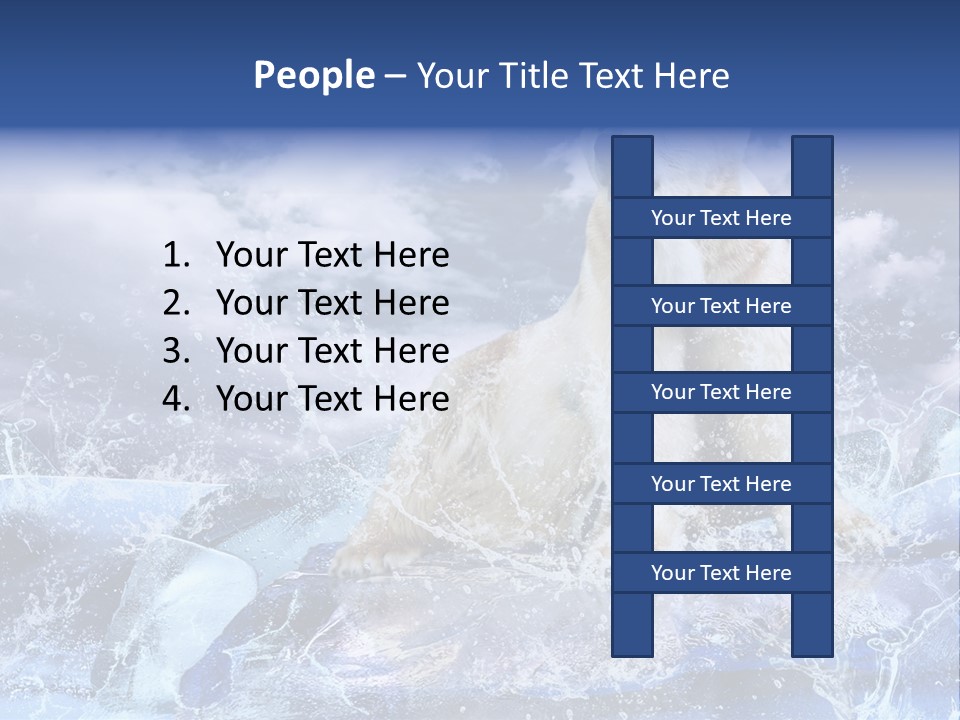 Endangered Zoo Wallpaper PowerPoint Template