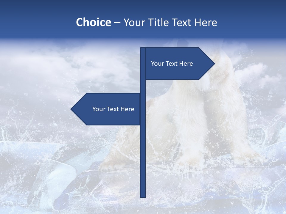 Endangered Zoo Wallpaper PowerPoint Template