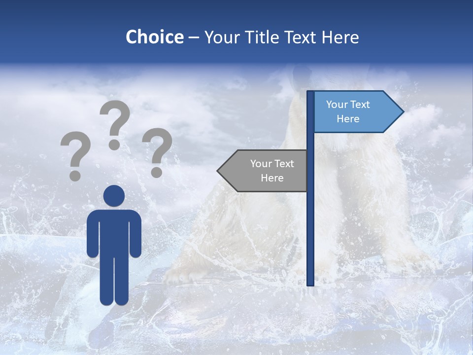 Endangered Zoo Wallpaper PowerPoint Template