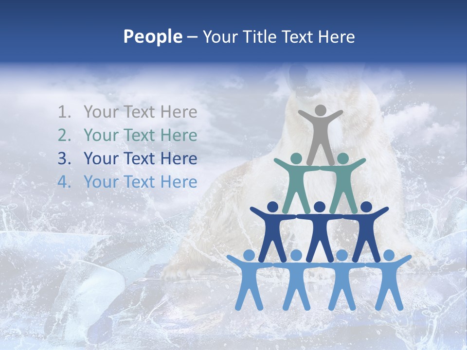 Endangered Zoo Wallpaper PowerPoint Template