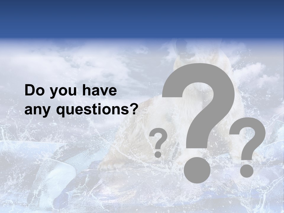 Endangered Zoo Wallpaper PowerPoint Template