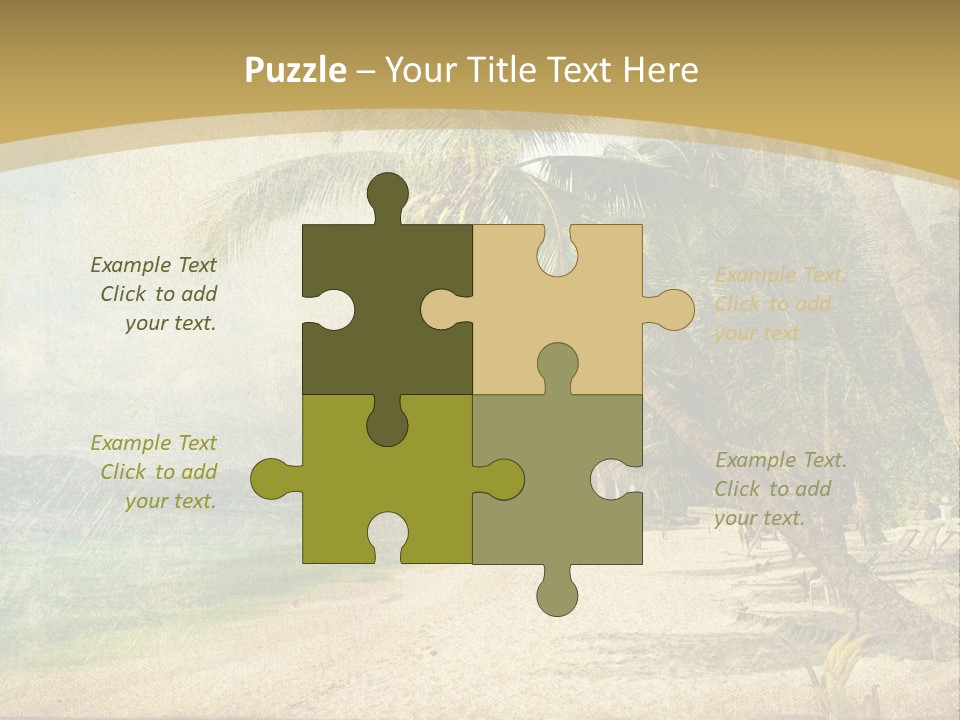 Summer Natural Sunny PowerPoint Template