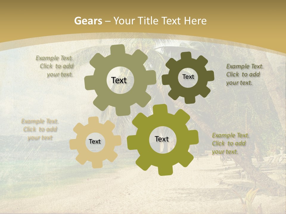 Summer Natural Sunny PowerPoint Template