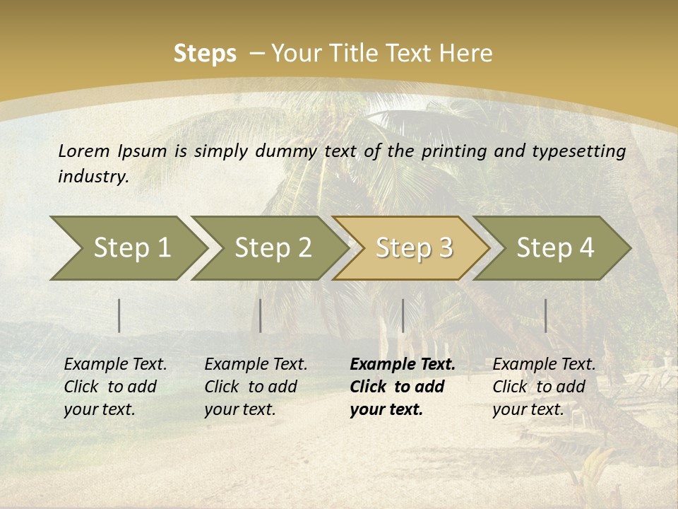 Summer Natural Sunny PowerPoint Template