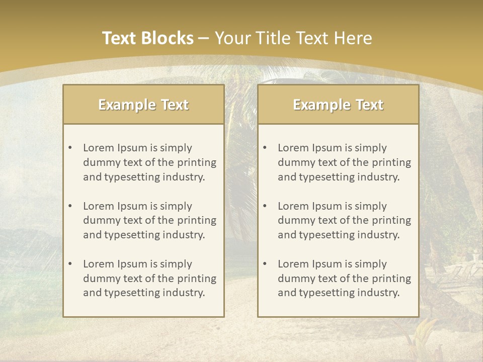 Summer Natural Sunny PowerPoint Template