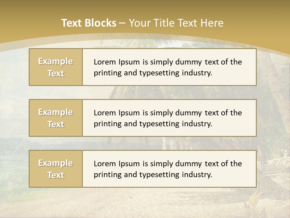 Summer Natural Sunny PowerPoint Template