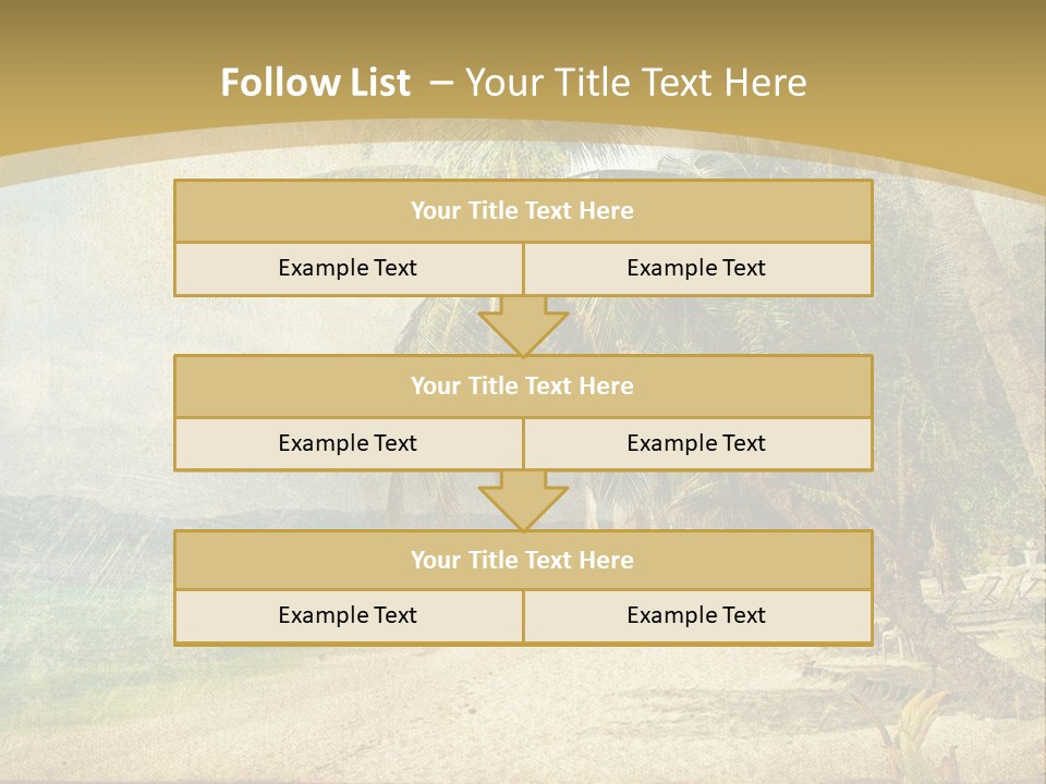 Summer Natural Sunny PowerPoint Template