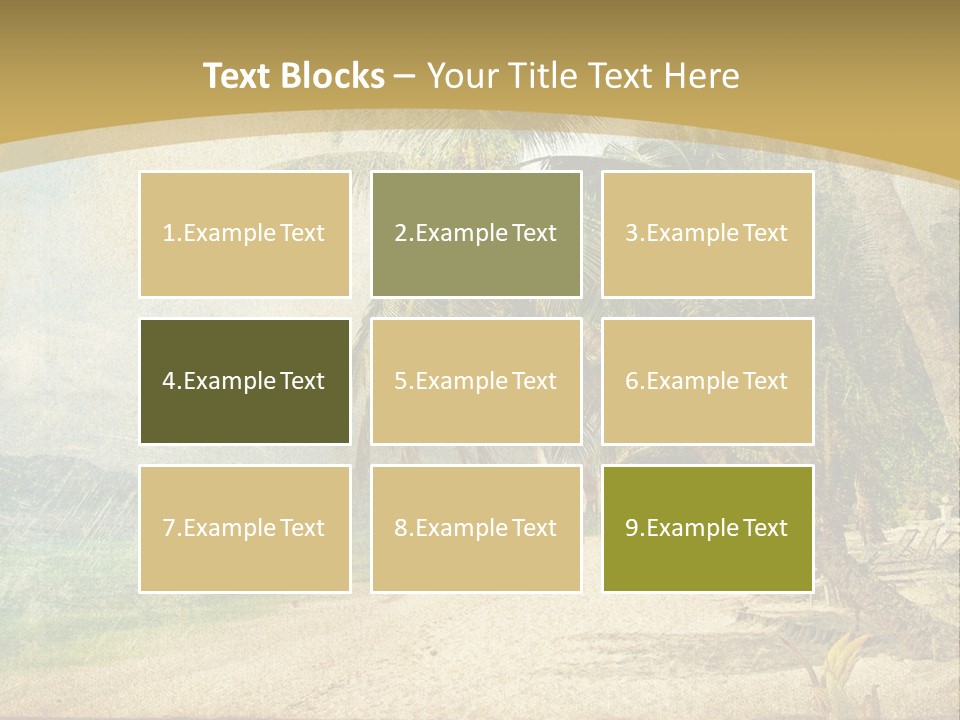 Summer Natural Sunny PowerPoint Template