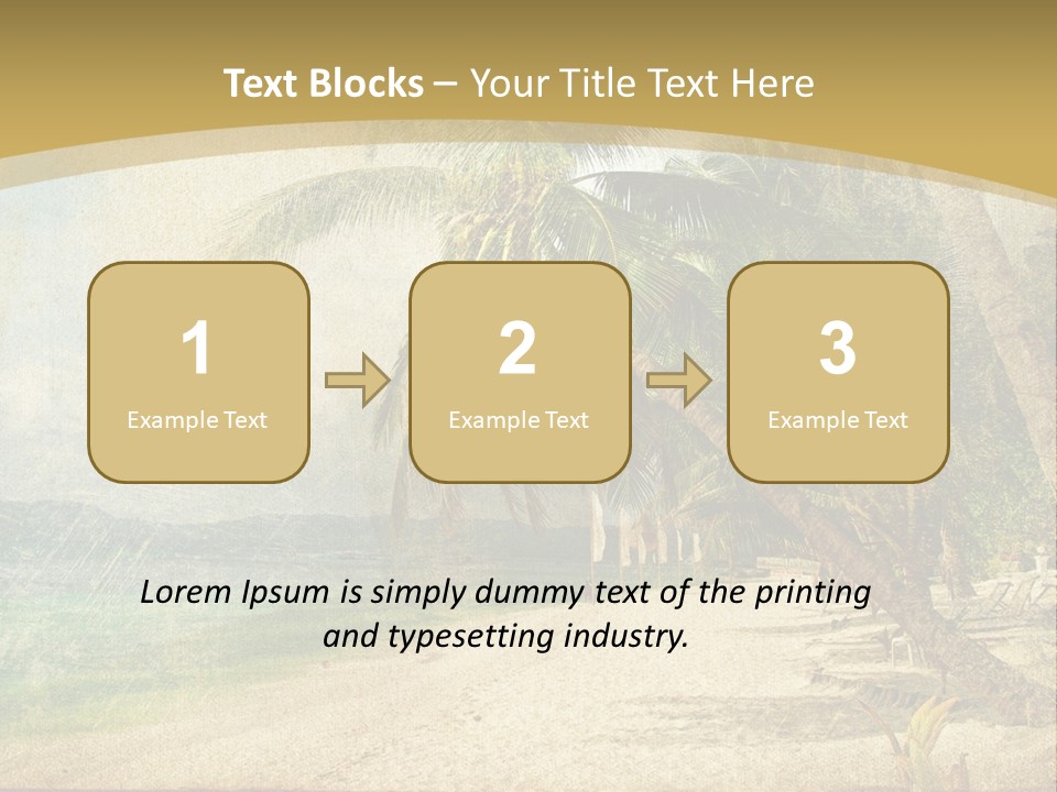 Summer Natural Sunny PowerPoint Template