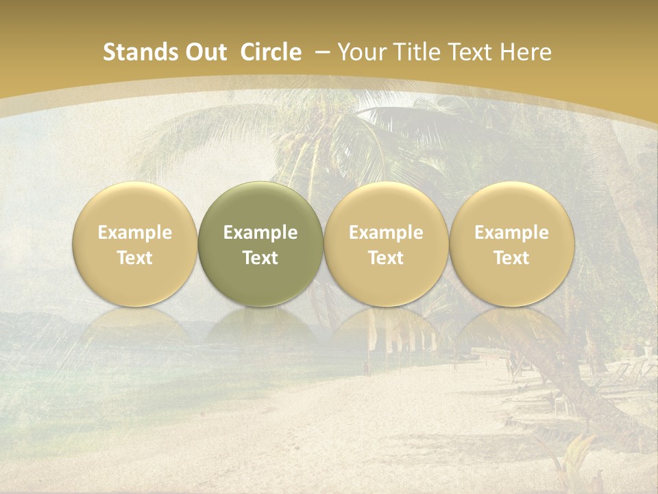 Summer Natural Sunny PowerPoint Template
