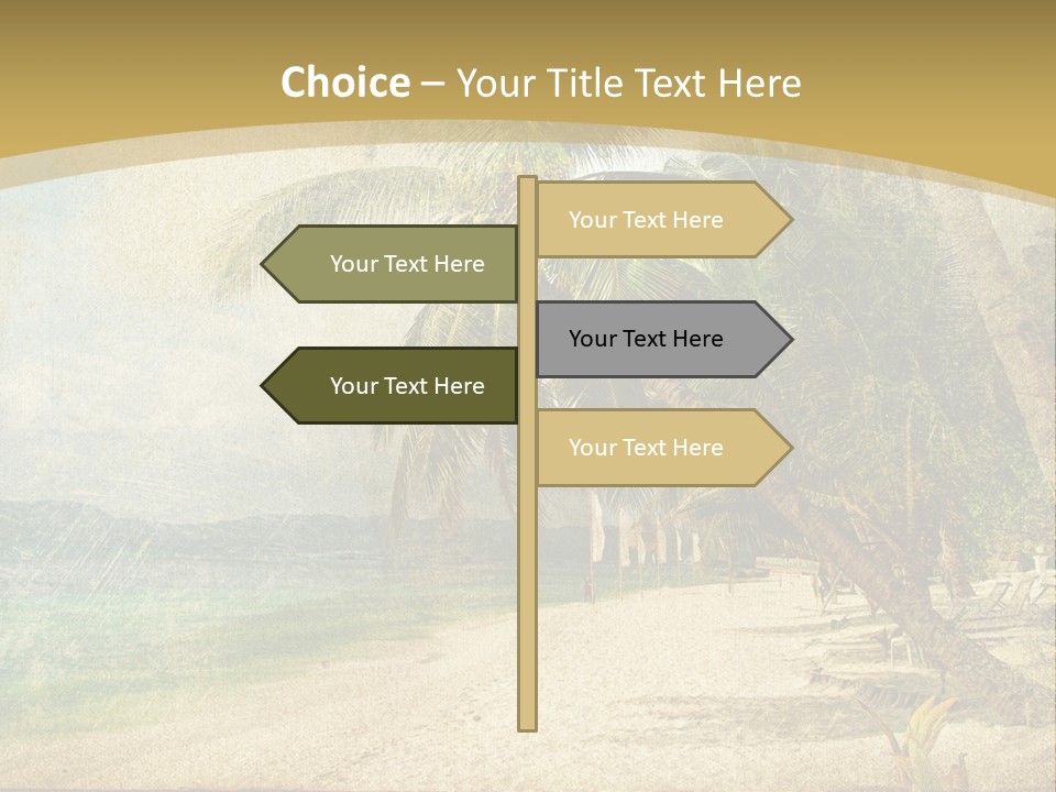 Summer Natural Sunny PowerPoint Template