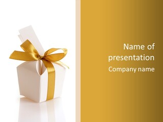 Surprise Gift White PowerPoint Template