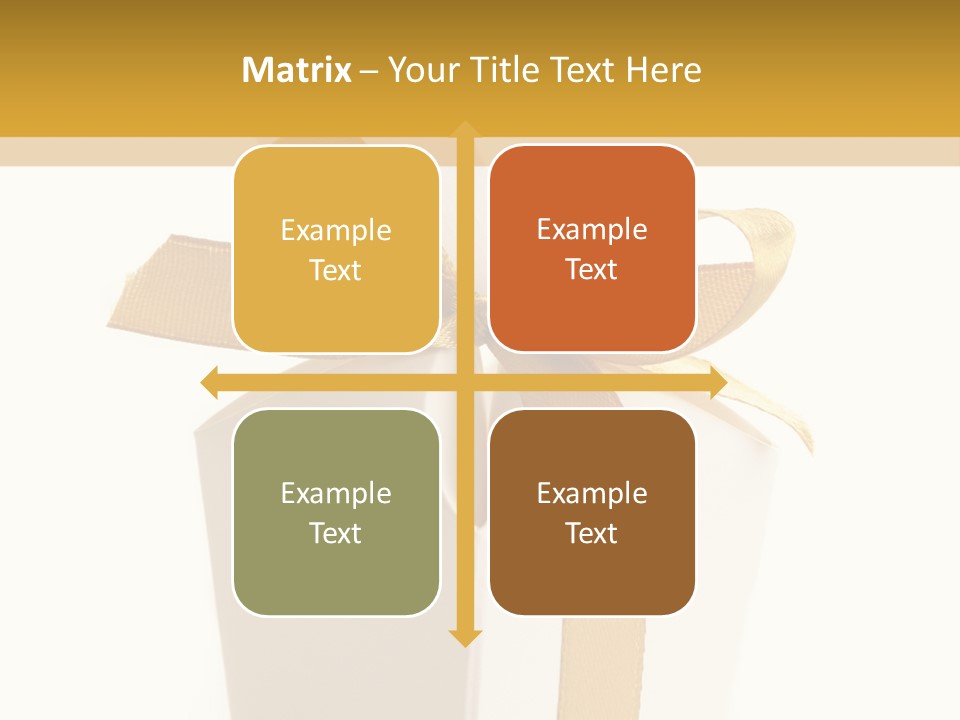 Surprise Gift White PowerPoint Template