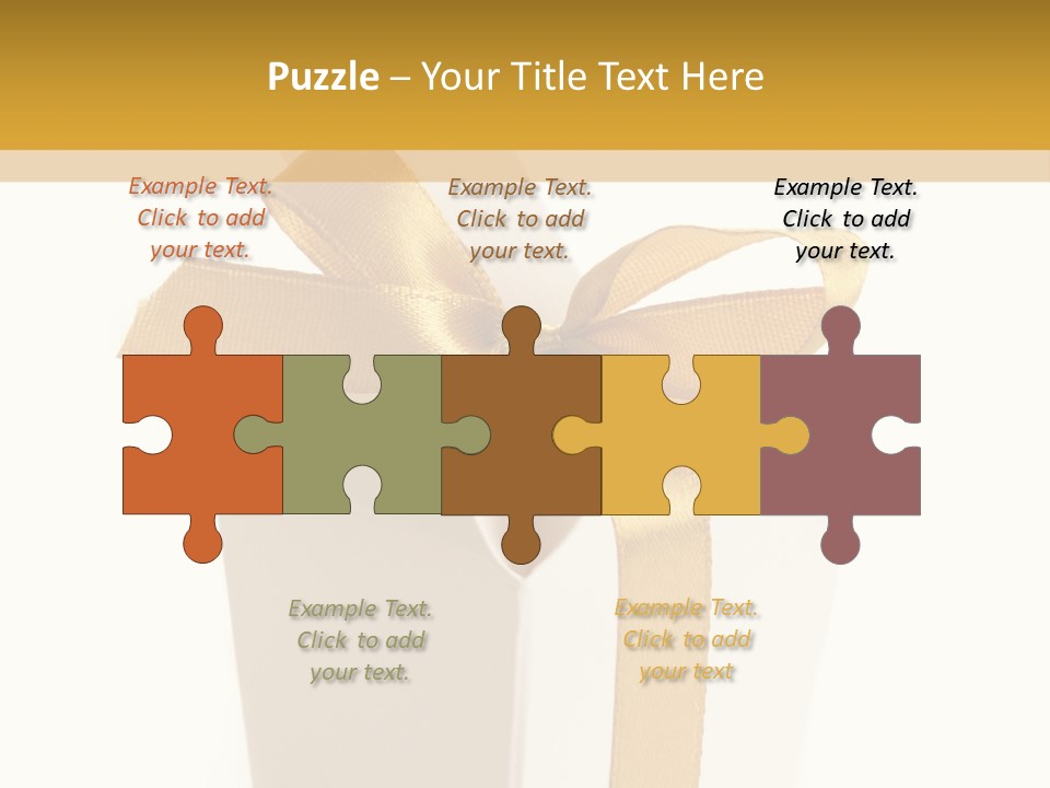 Surprise Gift White PowerPoint Template