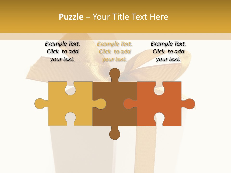 Surprise Gift White PowerPoint Template