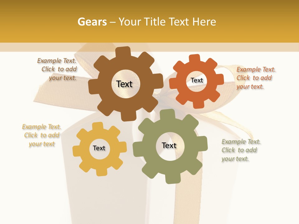 Surprise Gift White PowerPoint Template