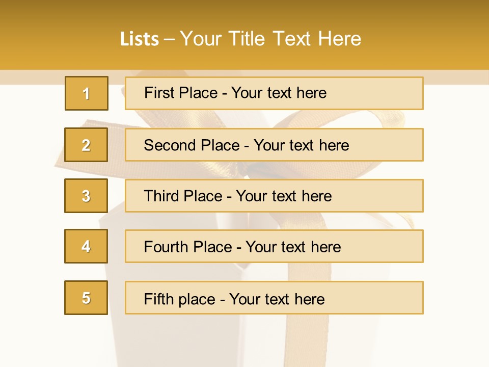Surprise Gift White PowerPoint Template