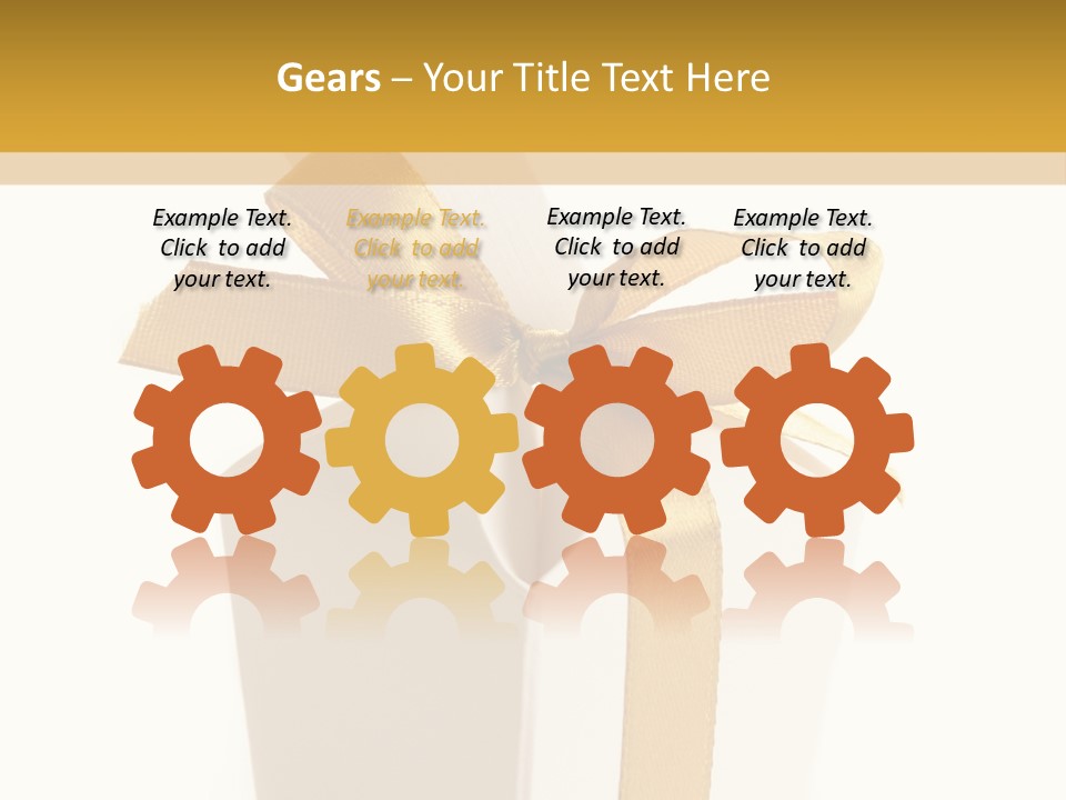 Surprise Gift White PowerPoint Template