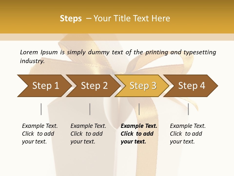 Surprise Gift White PowerPoint Template