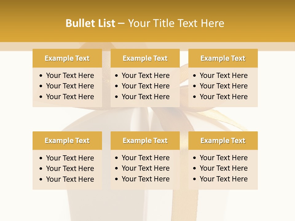 Surprise Gift White PowerPoint Template