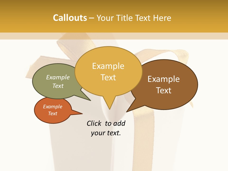 Surprise Gift White PowerPoint Template