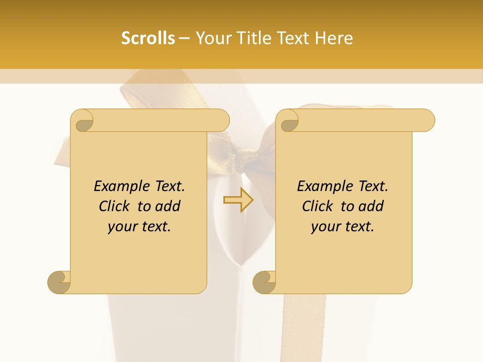 Surprise Gift White PowerPoint Template