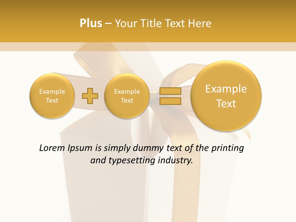 Surprise Gift White PowerPoint Template