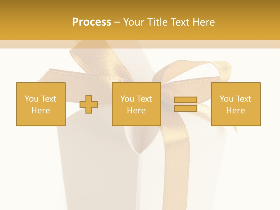 Surprise Gift White PowerPoint Template