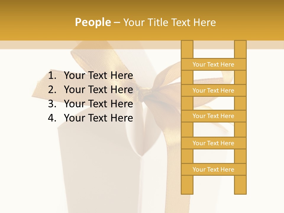Surprise Gift White PowerPoint Template