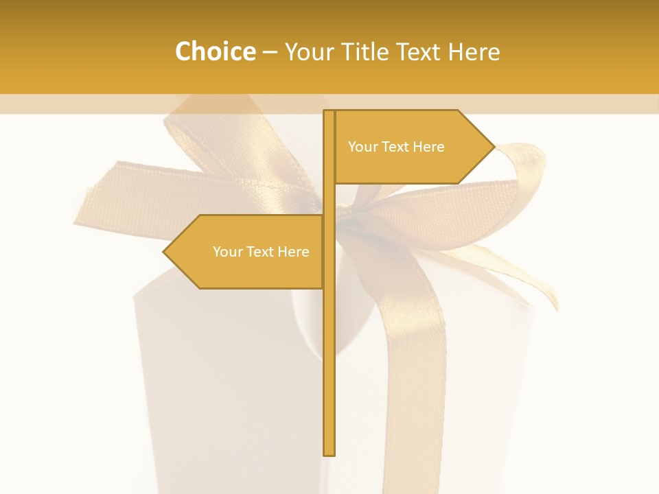 Surprise Gift White PowerPoint Template