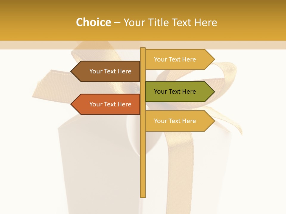 Surprise Gift White PowerPoint Template