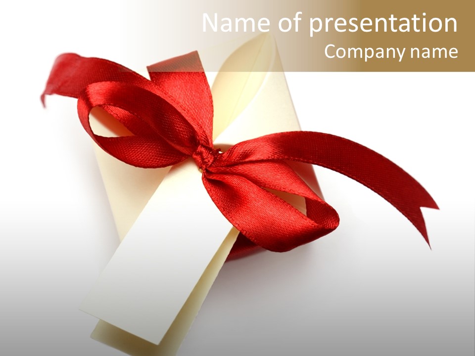 Still Label Paper PowerPoint Template