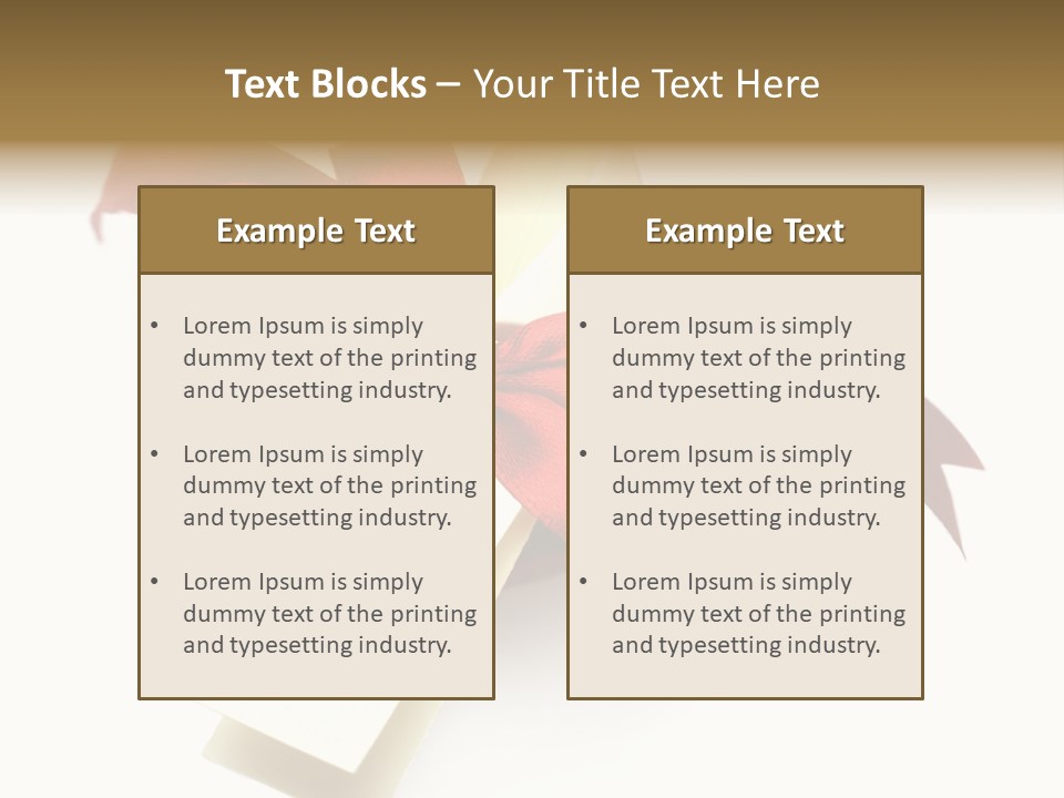 Still Label Paper PowerPoint Template