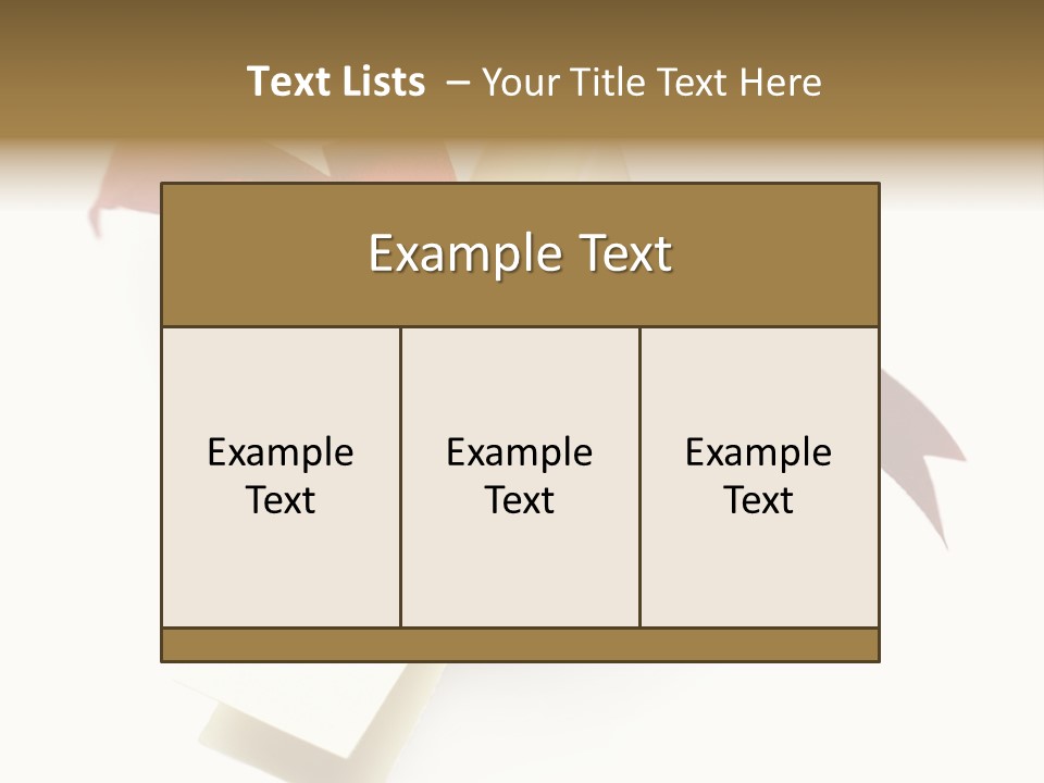 Still Label Paper PowerPoint Template
