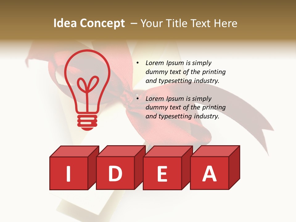 Still Label Paper PowerPoint Template