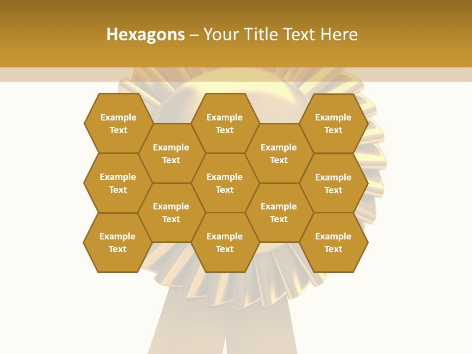 Warranty Leadership Gold PowerPoint Template