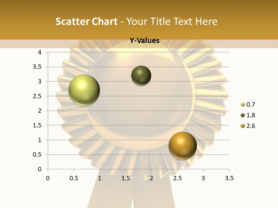 Warranty Leadership Gold PowerPoint Template