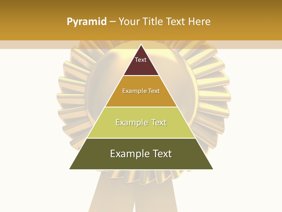 Warranty Leadership Gold PowerPoint Template