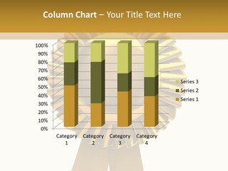 Warranty Leadership Gold PowerPoint Template