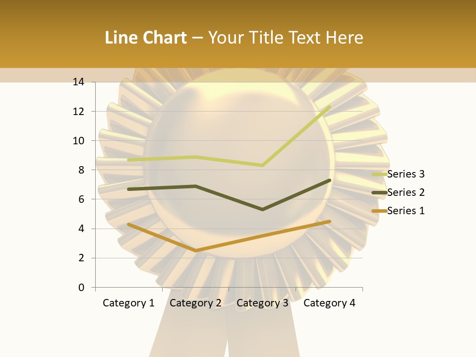 Warranty Leadership Gold PowerPoint Template