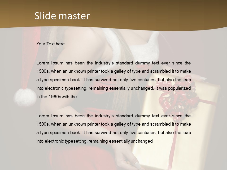 Writing Corporate Table PowerPoint Template