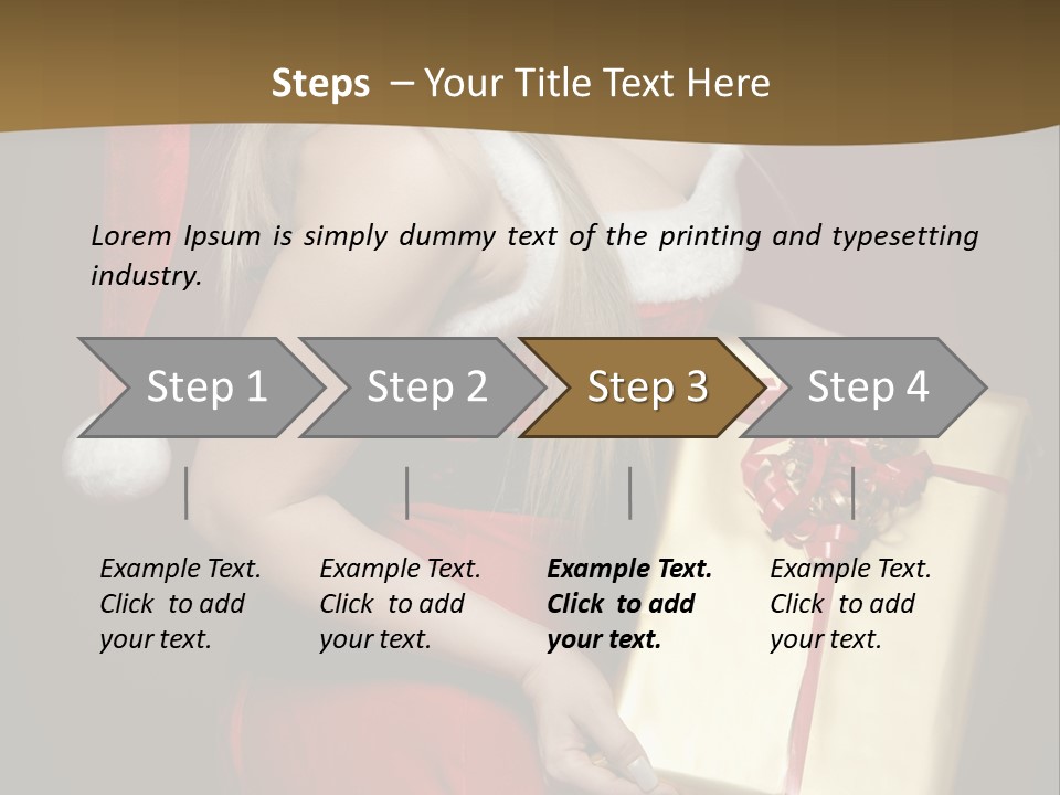 Writing Corporate Table PowerPoint Template