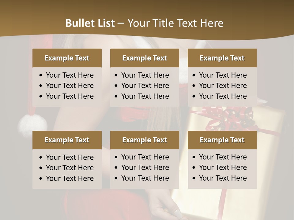 Writing Corporate Table PowerPoint Template