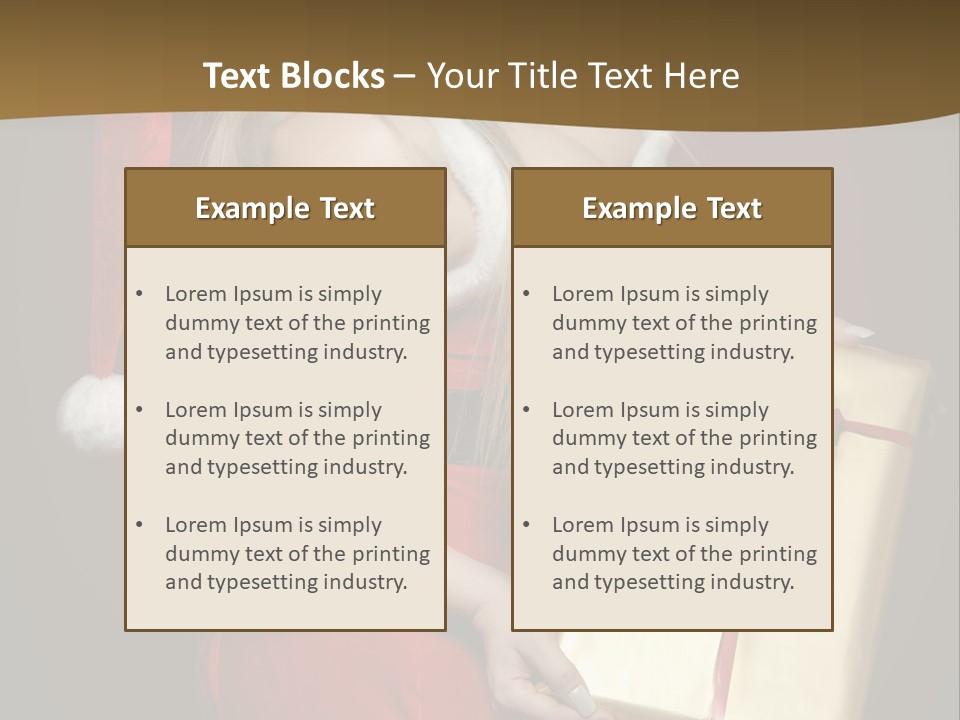 Writing Corporate Table PowerPoint Template