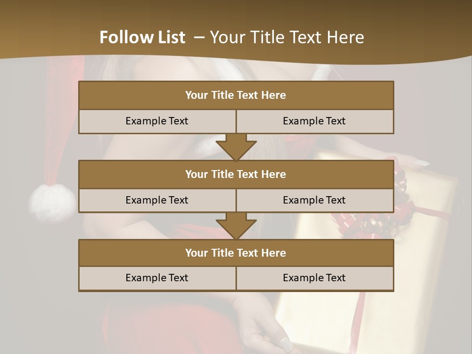 Writing Corporate Table PowerPoint Template
