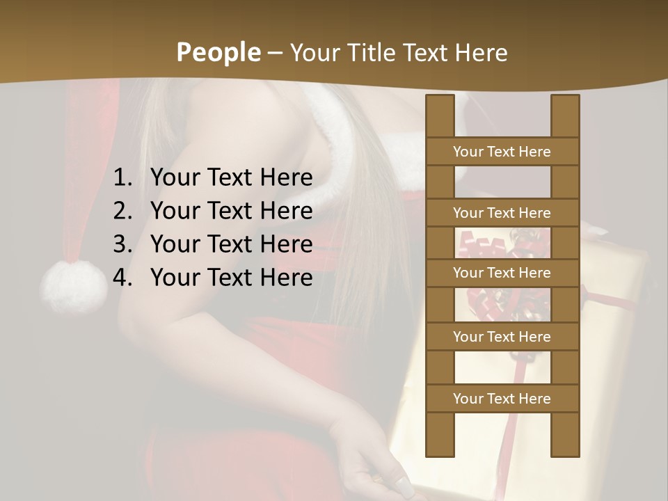 Writing Corporate Table PowerPoint Template