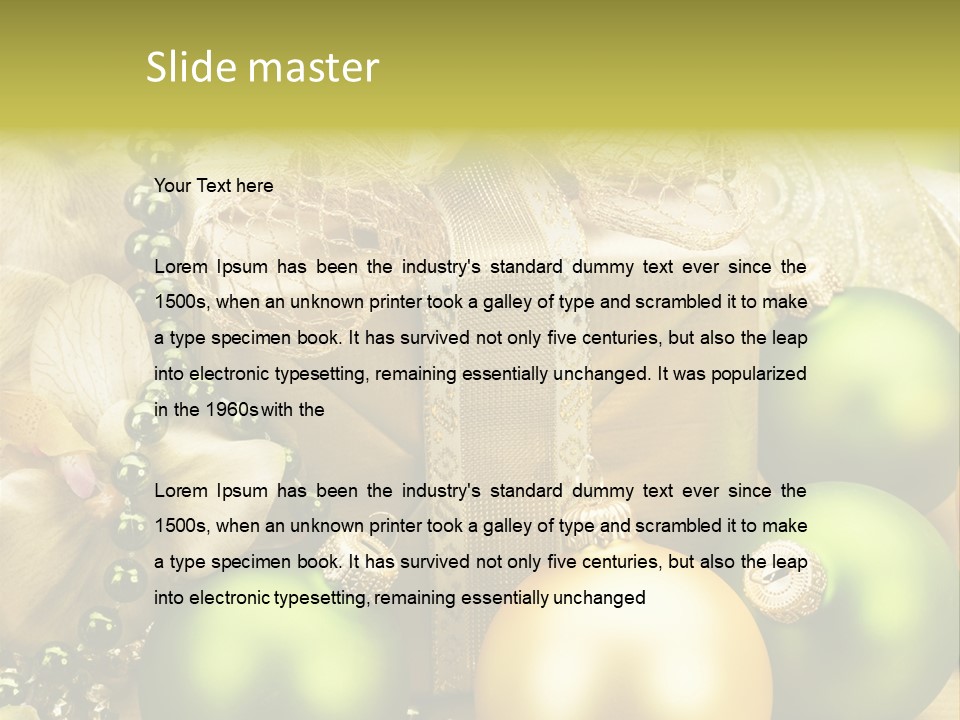 Still Blink Decor PowerPoint Template