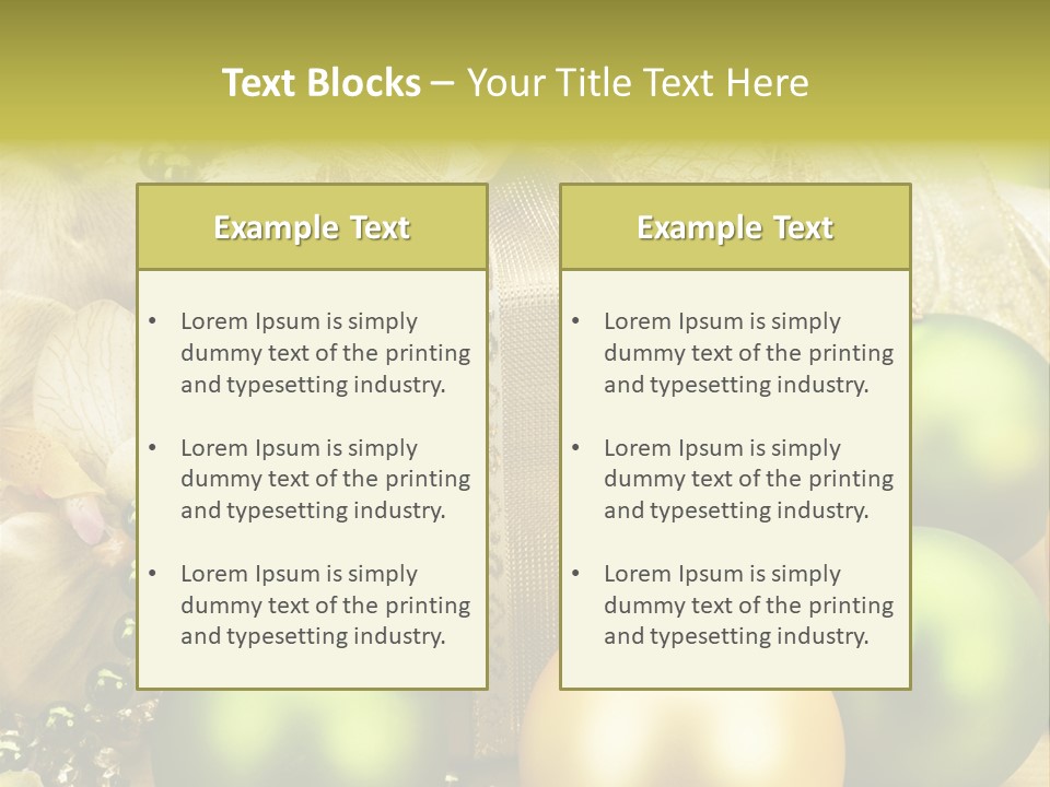 Still Blink Decor PowerPoint Template