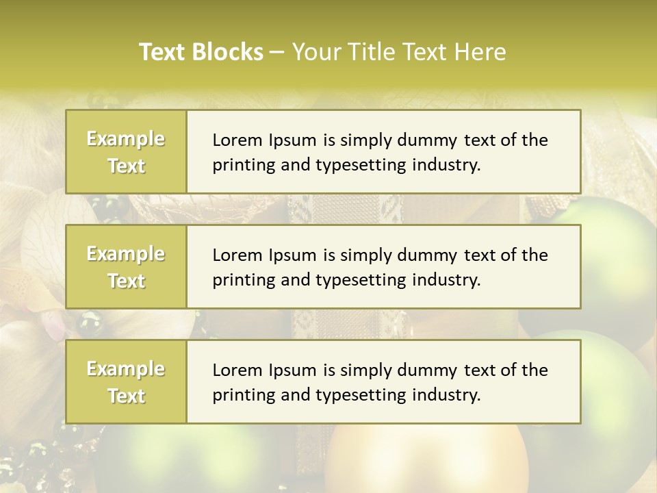 Still Blink Decor PowerPoint Template