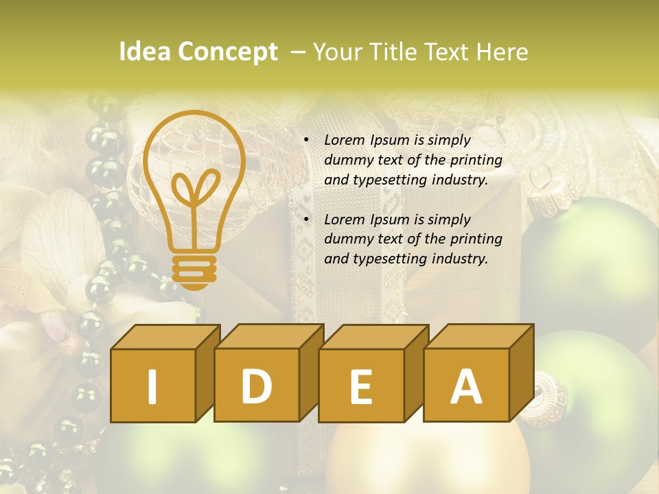 Still Blink Decor PowerPoint Template